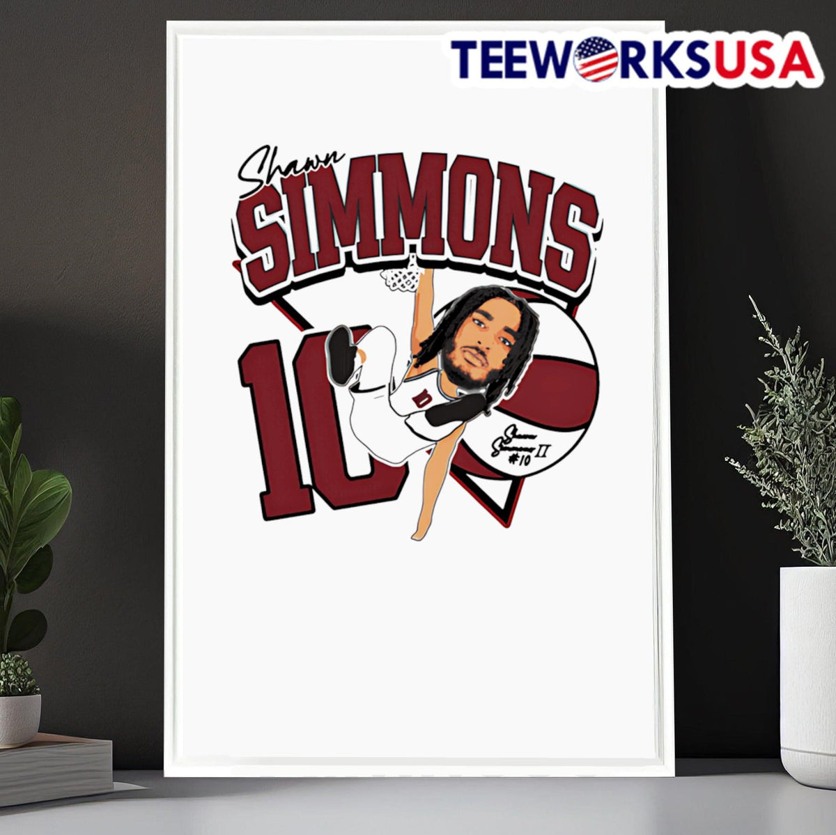 Shawn Simmons II 2024 basketball - Adult & Kids T-Shirts, Sweatshirts & Hoodies apparel design preview 6