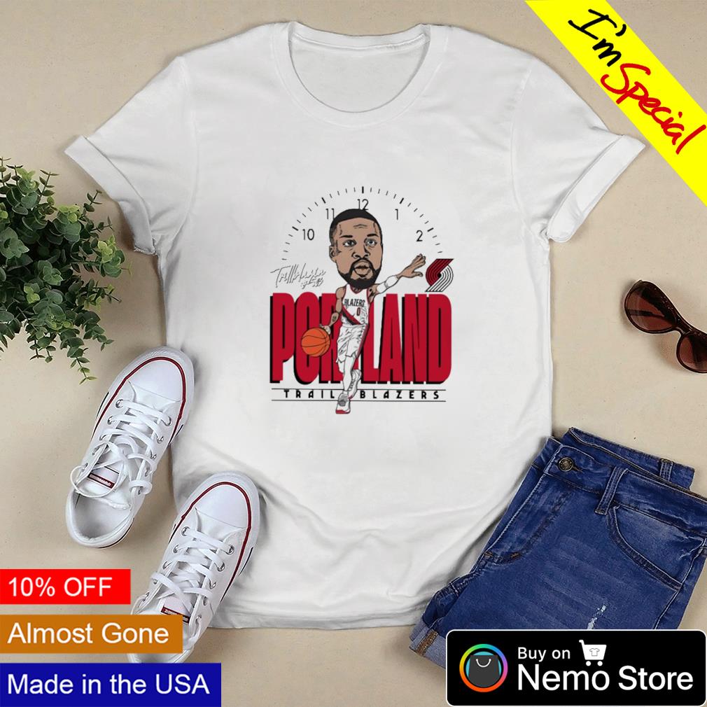 Damian Lillard Portland Trail Blazers - Adult & Kids T-Shirts, Sweatshirts & Hoodies apparel design preview 3