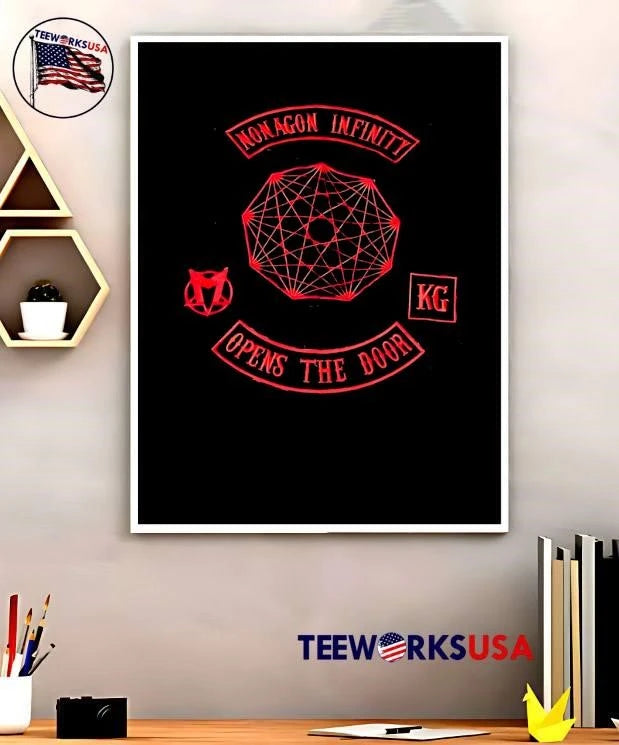 Nonagon Infinity Opens the Door King Gizzard and - Adult & Kids T-Shirts, Sweatshirts & Hoodies apparel design preview 5