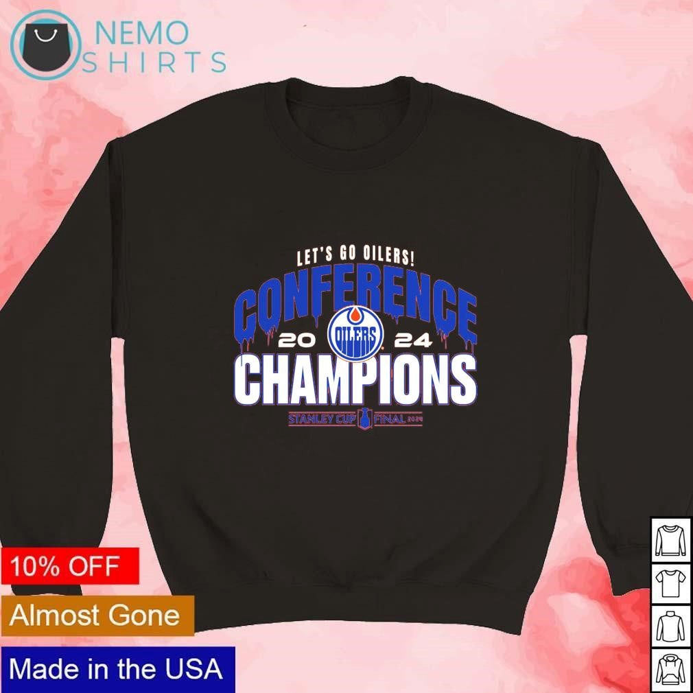 Edmonton Oilers let's go Conference champions - Adult & Kids T-Shirts, Sweatshirts & Hoodies apparel design preview 4