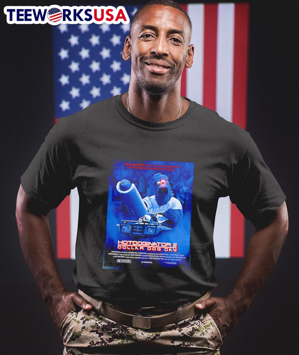 Hotdoginator 2 Dollar Dog Day poster - Adult & Kids T-Shirts, Sweatshirts & Hoodies apparel design preview 1