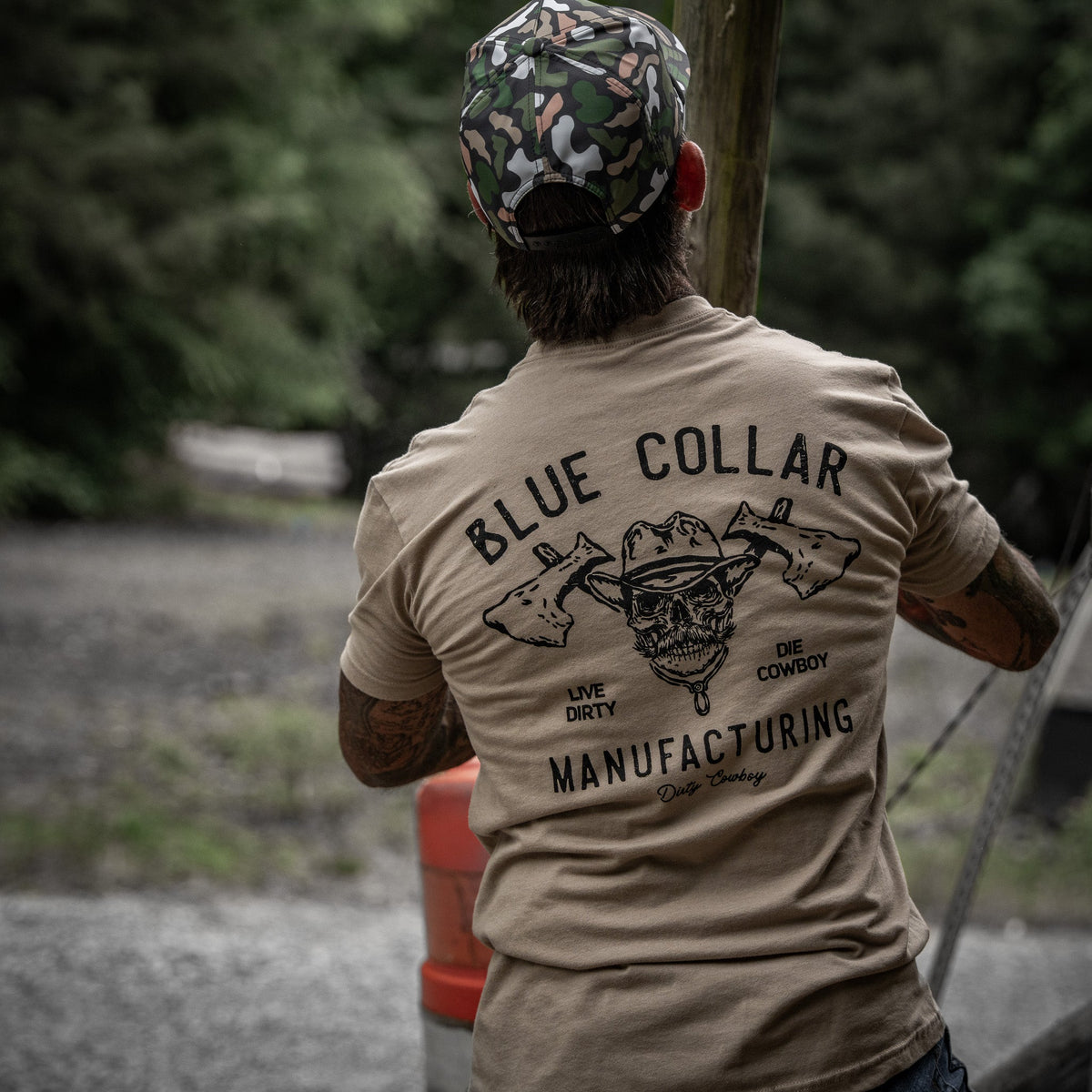 Blue Collar Hatchet Men's - Adult & Kids T-Shirts, Sweatshirts & Hoodies apparel design preview 29