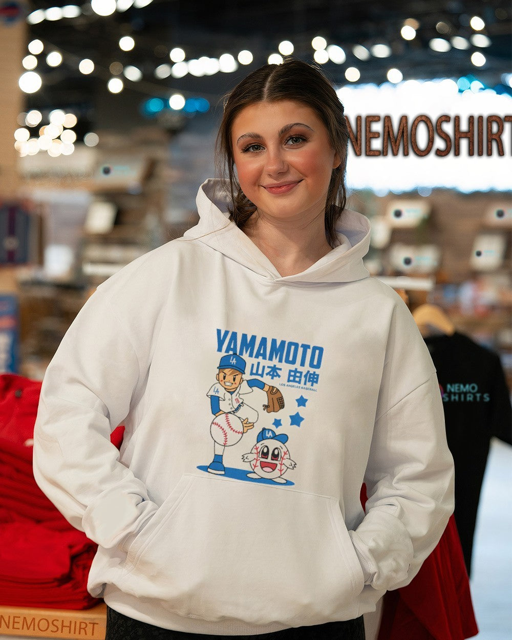 Superstar Yoshinobu Yamamoto Los Angeles Dodgers - Adult & Kids T-Shirts, Sweatshirts & Hoodies apparel design preview 5