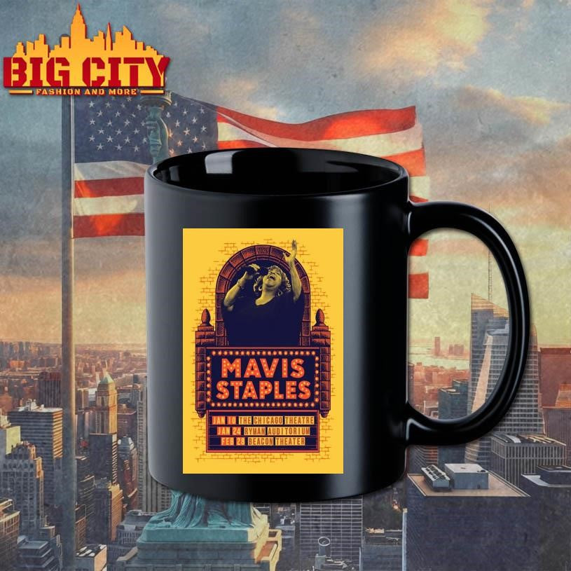 Mavis Staples Live Tour 2026 Chicago Nashville NYC - Adult & Kids T-Shirts, Sweatshirts & Hoodies apparel design preview 3