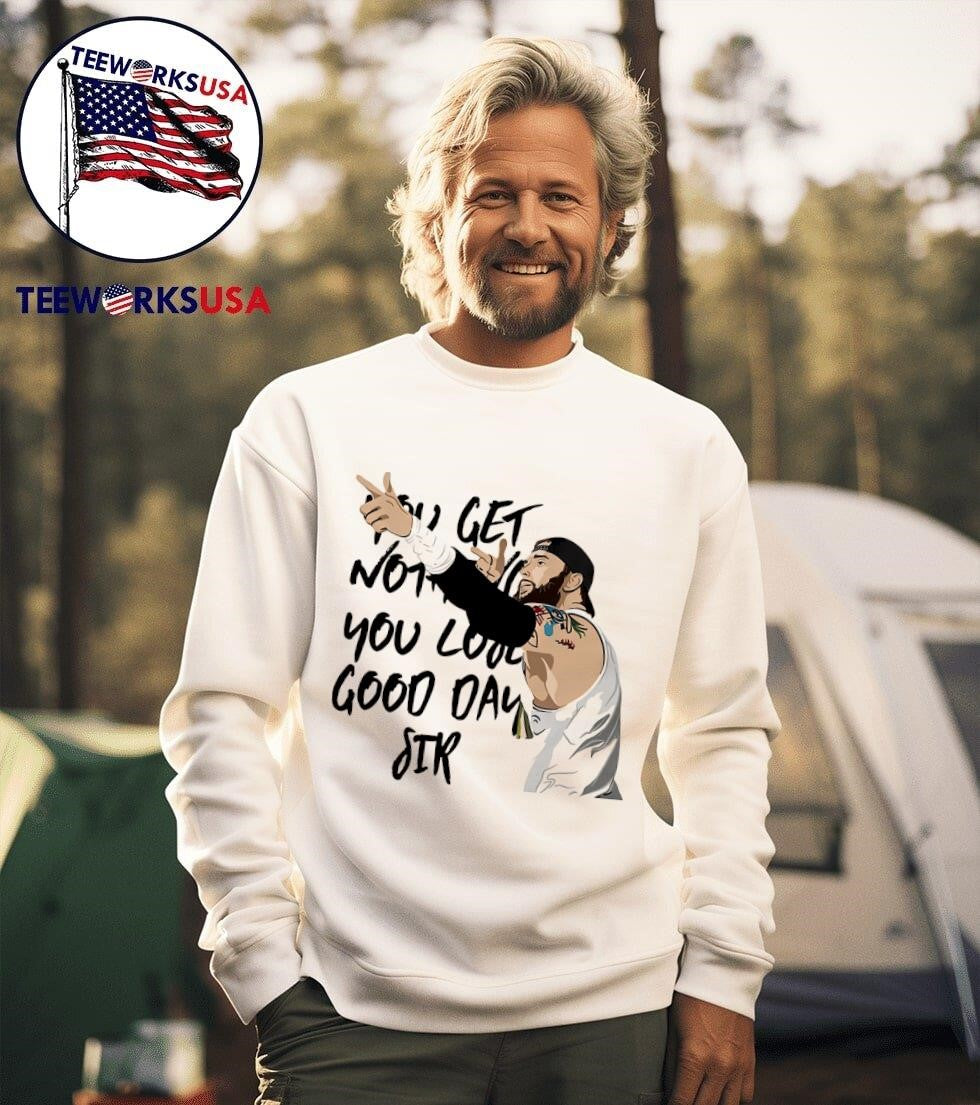 Tommy Vendetta good day sir - Adult & Kids T-Shirts, Sweatshirts & Hoodies apparel design preview 3