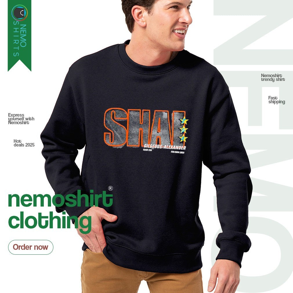 Slam 254 Shai Gilgeous-Alexander - Adult & Kids T-Shirts, Sweatshirts & Hoodies apparel design preview 4