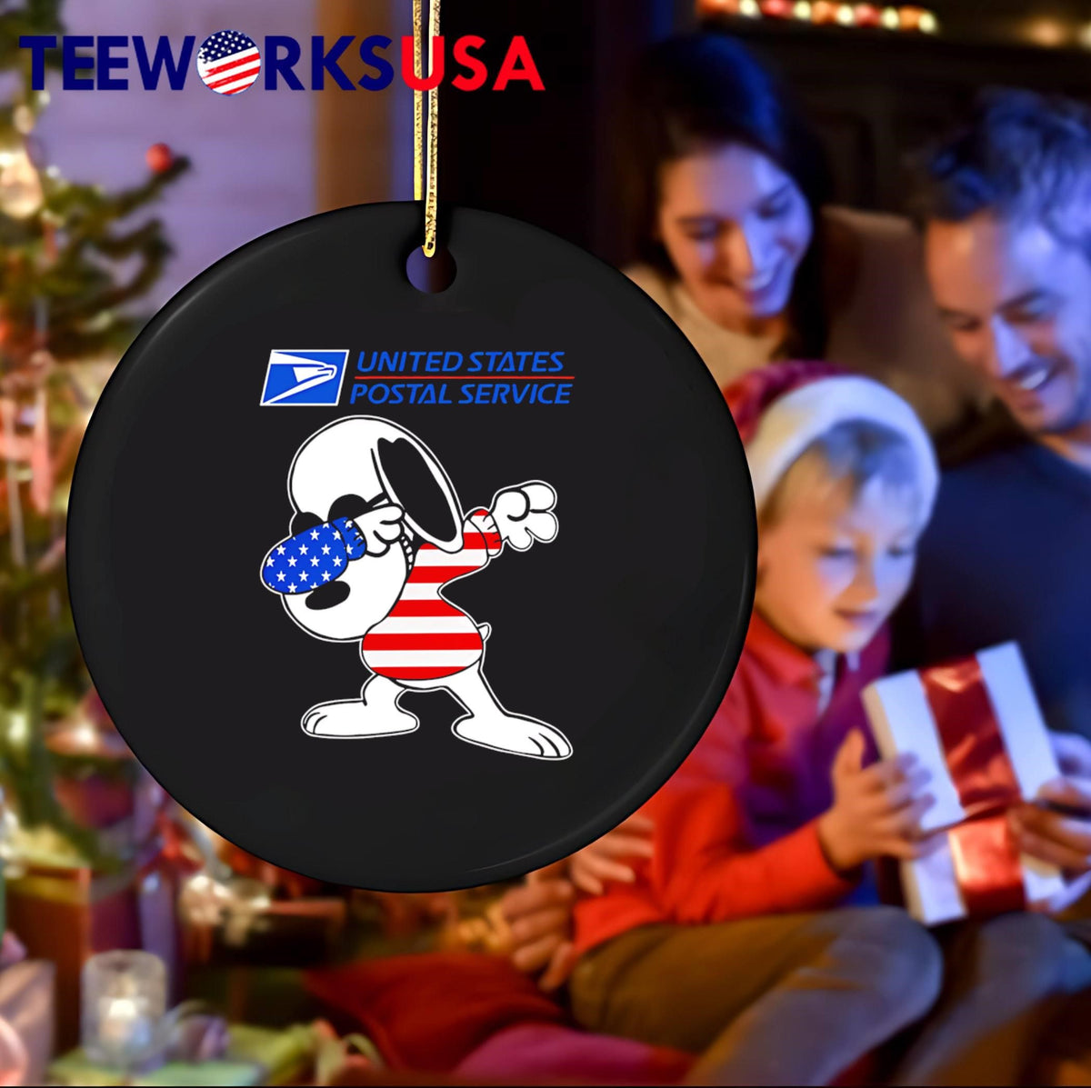 USPS Snoopy Dabbing - Adult & Kids T-Shirts, Sweatshirts & Hoodies apparel design preview 4