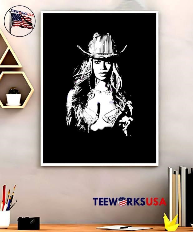 Cowgirl Beyonce Cowboy Carter Tour - Adult & Kids T-Shirts, Sweatshirts & Hoodies apparel design preview 5