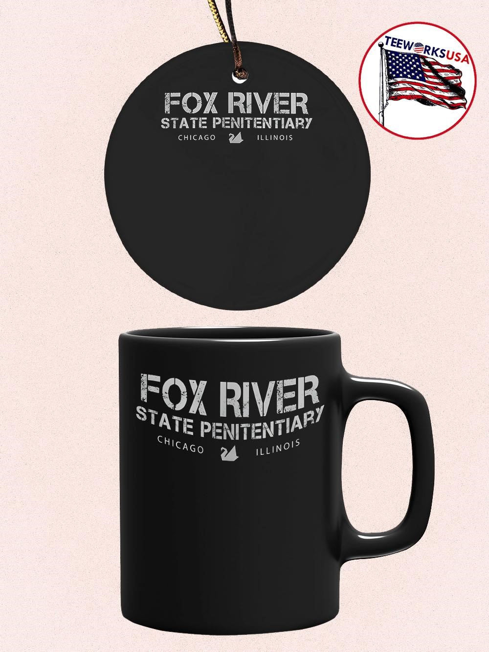 Fox River State Penitentiary Chicago Illiois - Adult & Kids T-Shirts, Sweatshirts & Hoodies apparel design preview 5