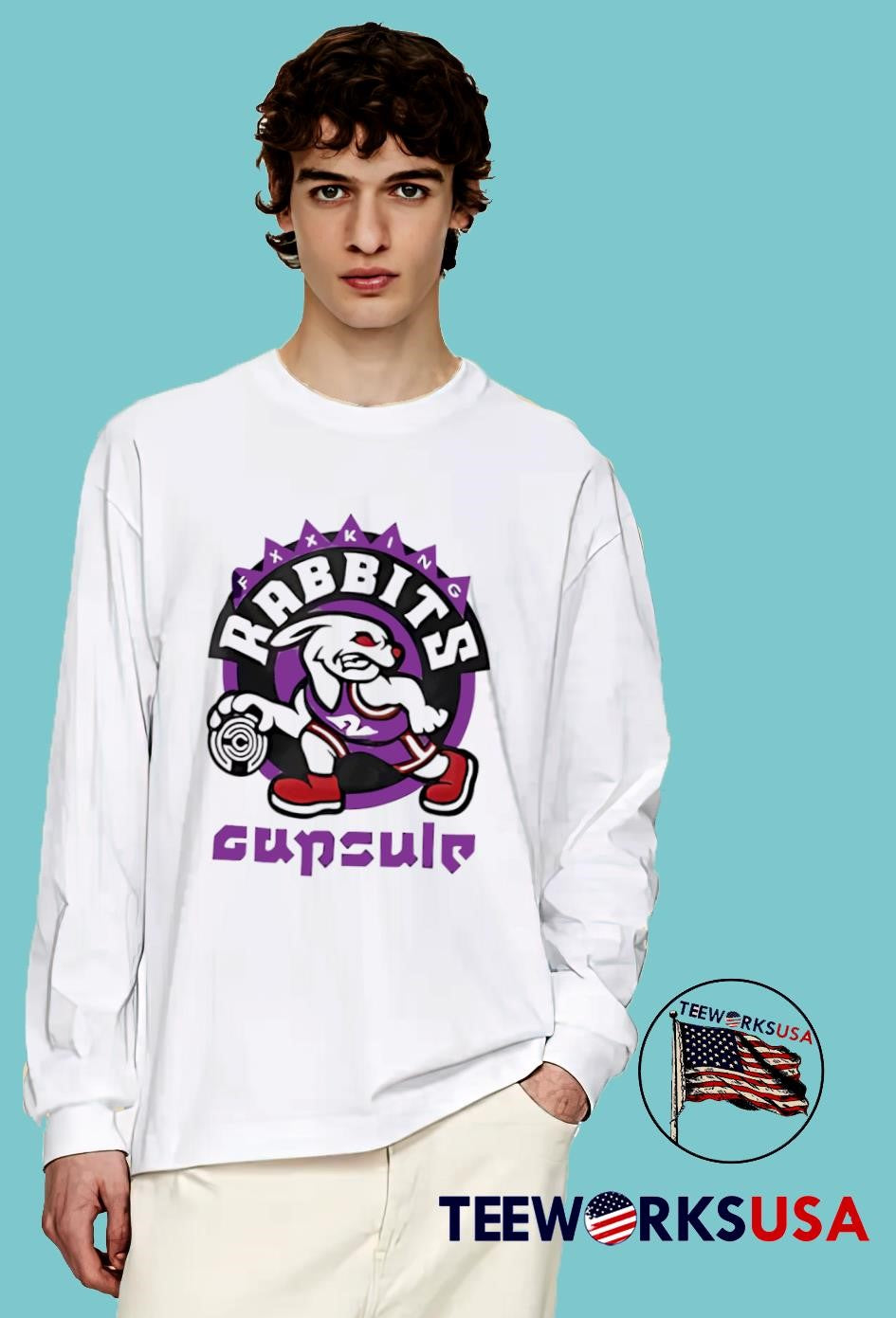 Toronto Raptors Rabbits Cupsule - Adult & Kids T-Shirts, Sweatshirts & Hoodies apparel design preview 4