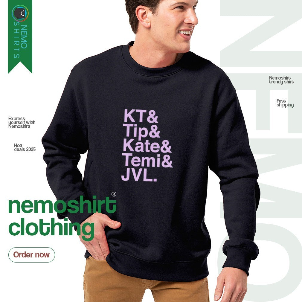KT Tip Kate Temi JVL - Adult & Kids T-Shirts, Sweatshirts & Hoodies apparel design preview 4