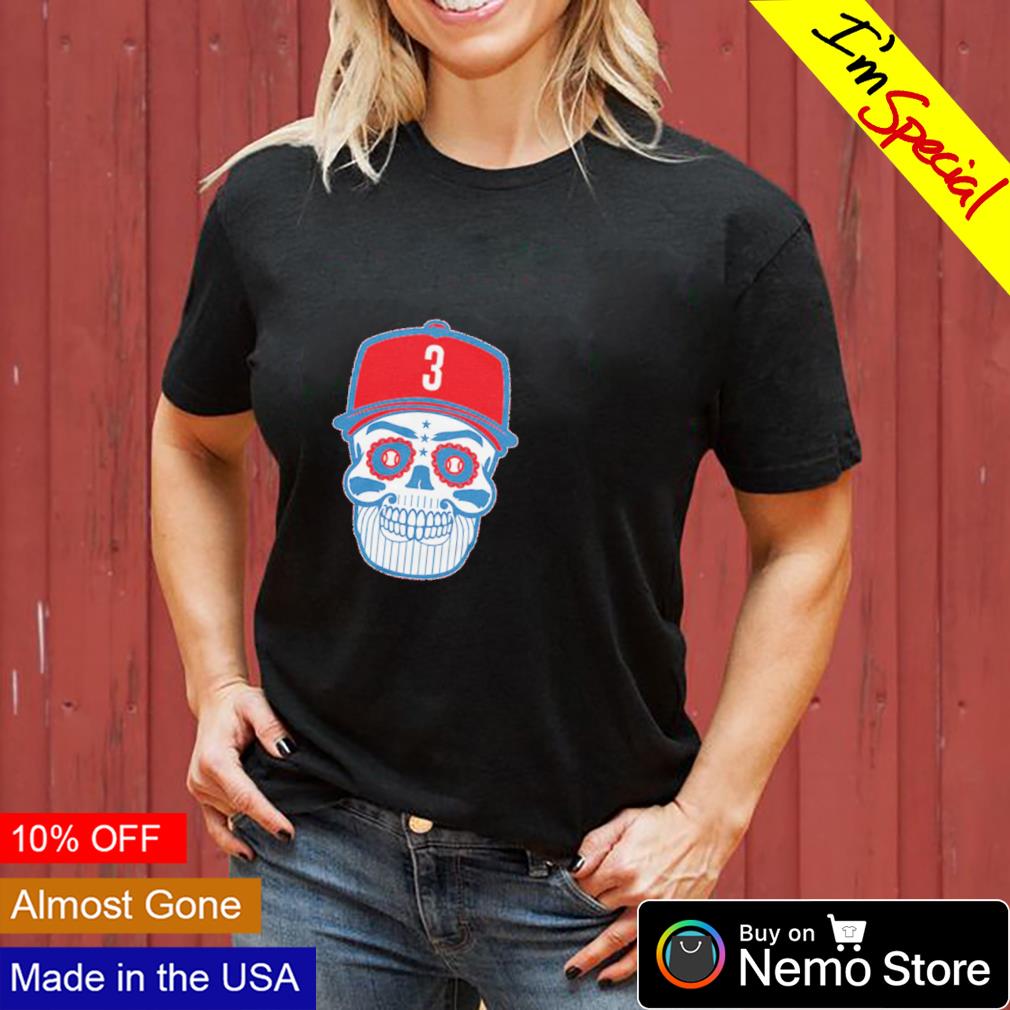Bryce Harper sugar skull - Adult & Kids T-Shirts, Sweatshirts & Hoodies apparel design preview 3