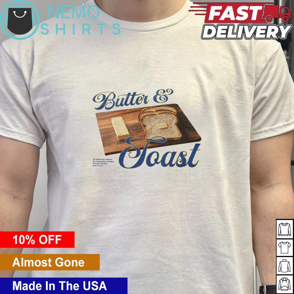 Toast and butter an absolute classic - Adult & Kids T-Shirts, Sweatshirts & Hoodies apparel design preview 5