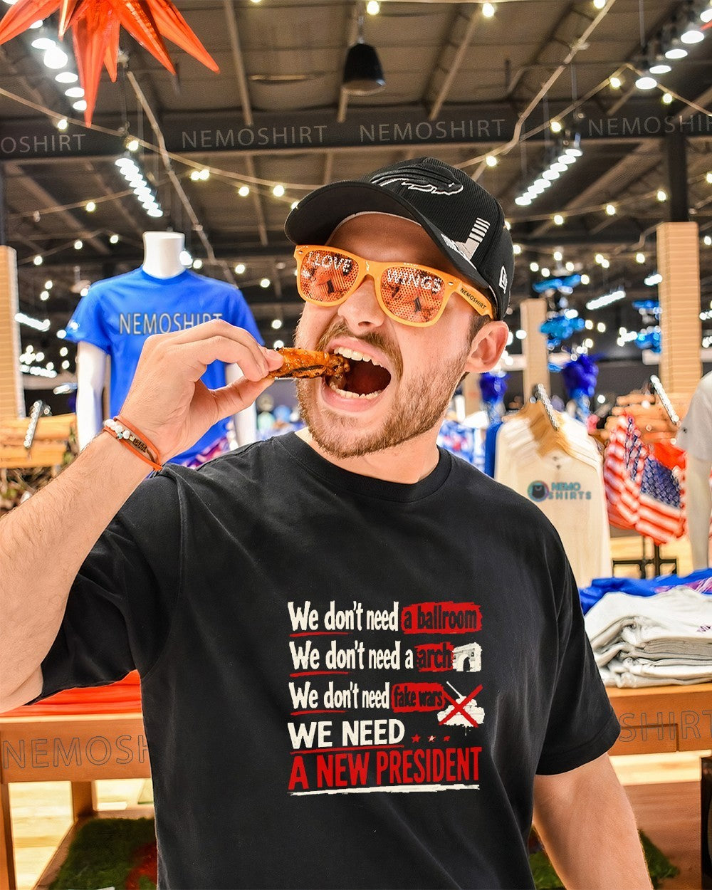 We don't need a ballroom arch fake wars new president - Adult & Kids T-Shirts, Sweatshirts & Hoodies apparel design preview 1