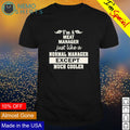 I'm a meat manager just like normal except - Adult & Kids T-Shirts, Sweatshirts & Hoodies apparel design preview 1