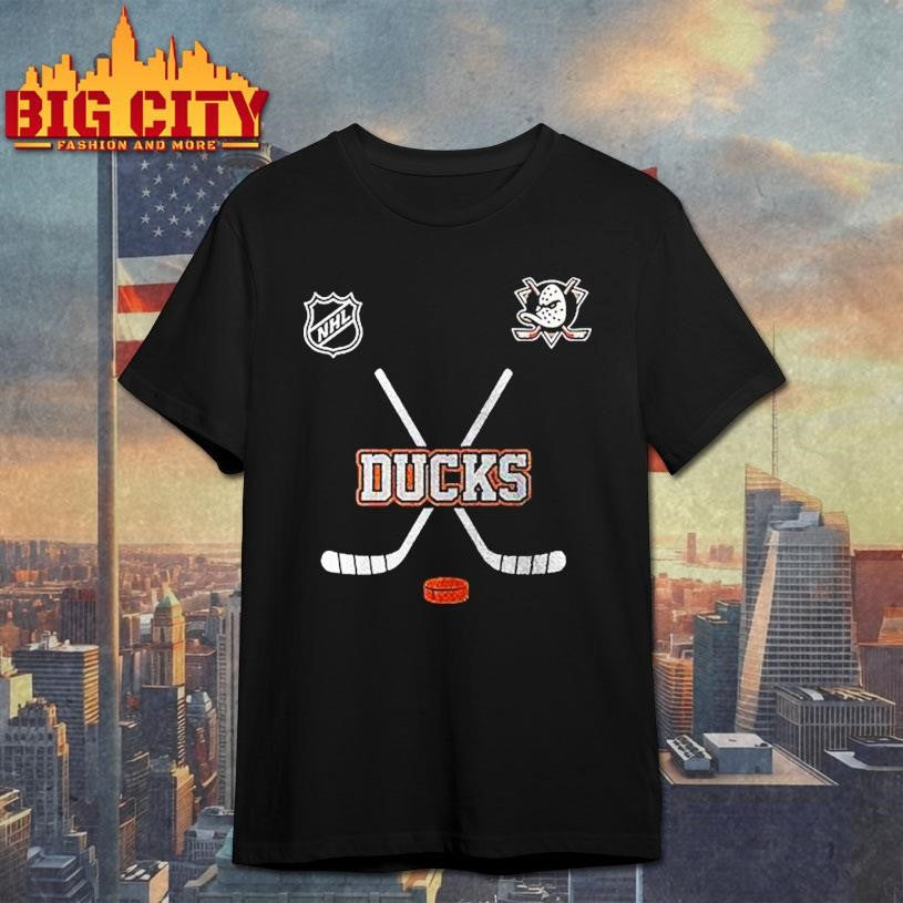 Anaheim Ducks X Motorcyles Harley Davidson Skeleton - Adult & Kids T-Shirts, Sweatshirts & Hoodies apparel design preview 1
