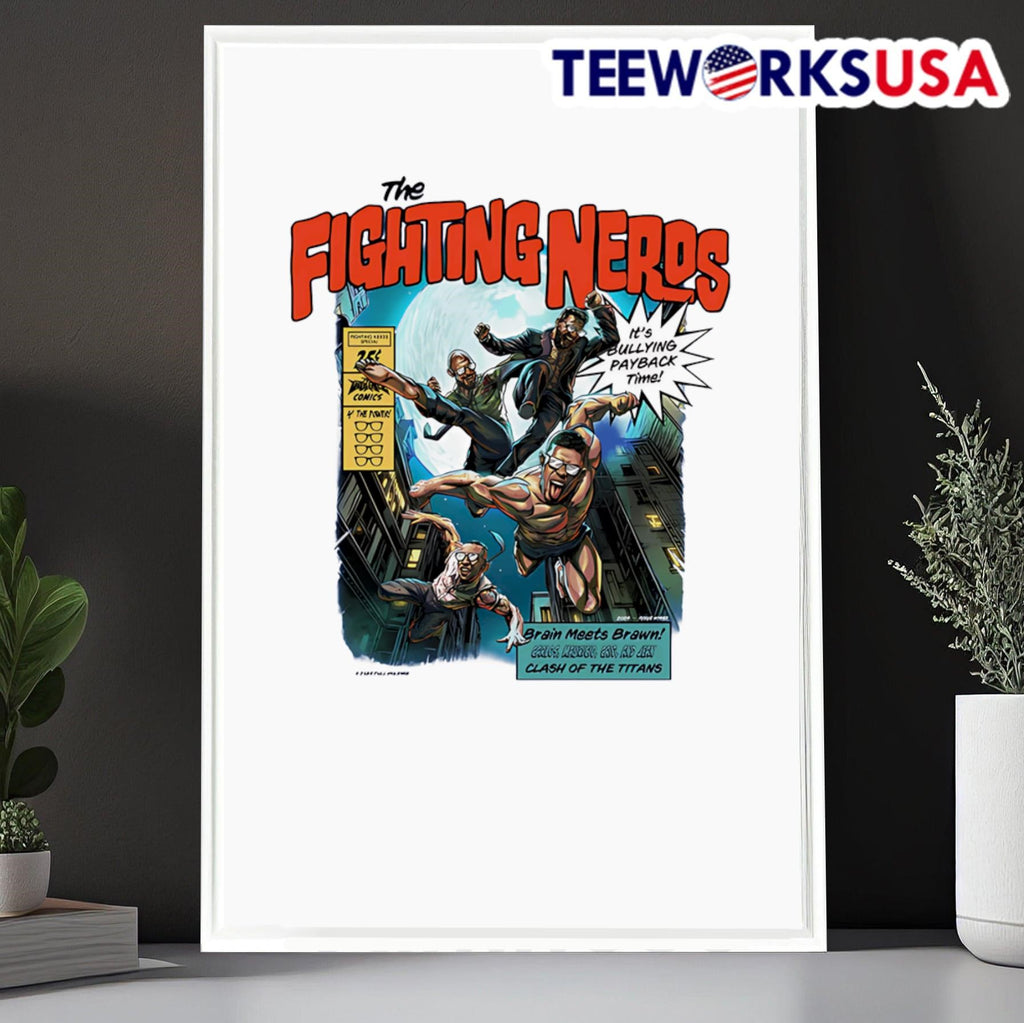 The Fighting Nerds Comic Book - Adult & Kids T-Shirts, Sweatshirts & Hoodies apparel design preview 6