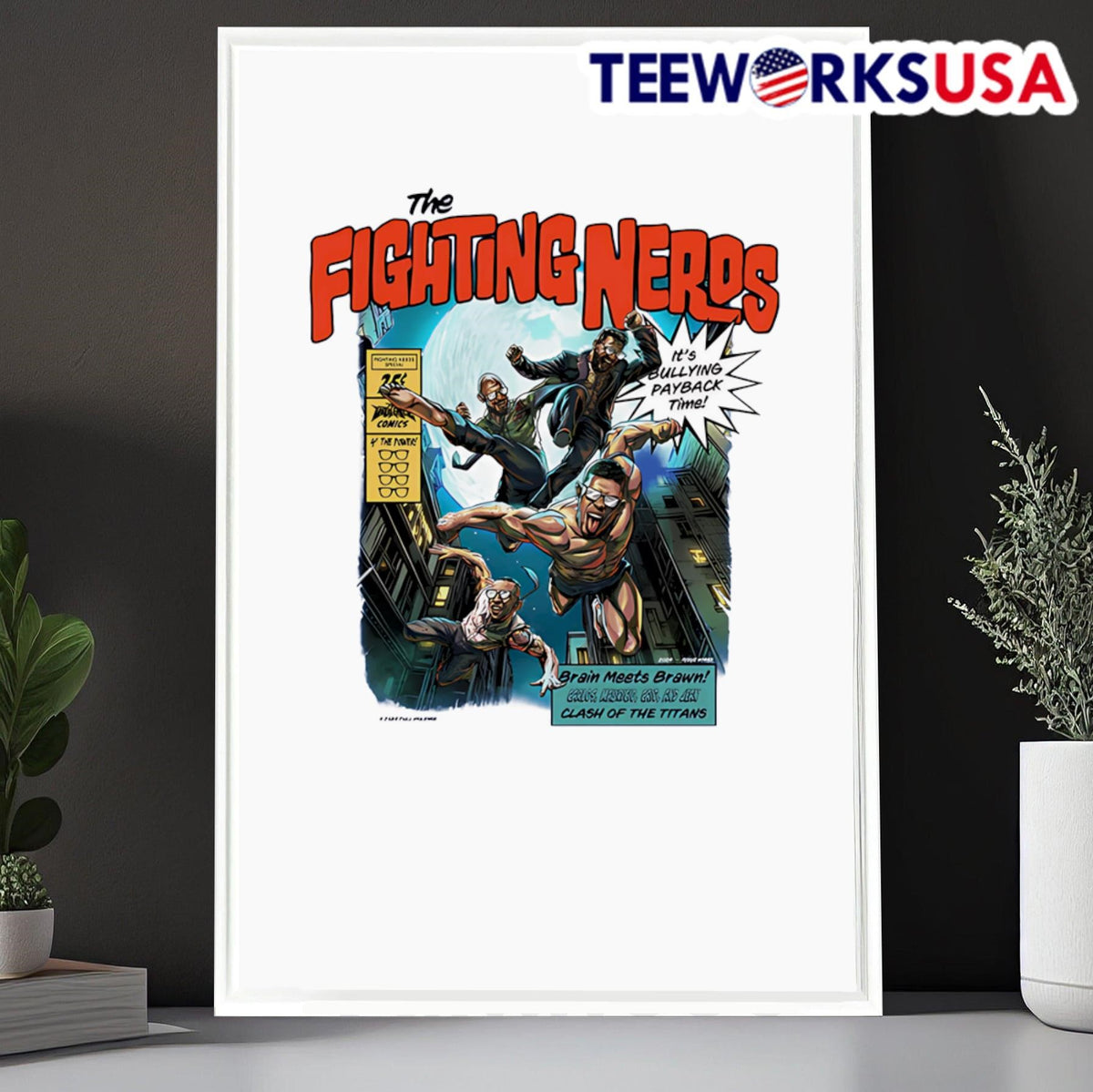 The Fighting Nerds Comic Book - Adult & Kids T-Shirts, Sweatshirts & Hoodies apparel design preview 6