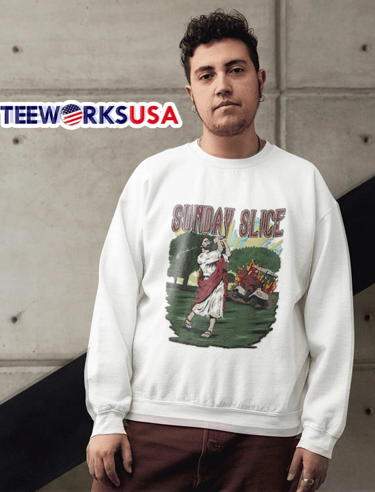 Sunday slice golf devil - Adult & Kids T-Shirts, Sweatshirts & Hoodies apparel design preview 6