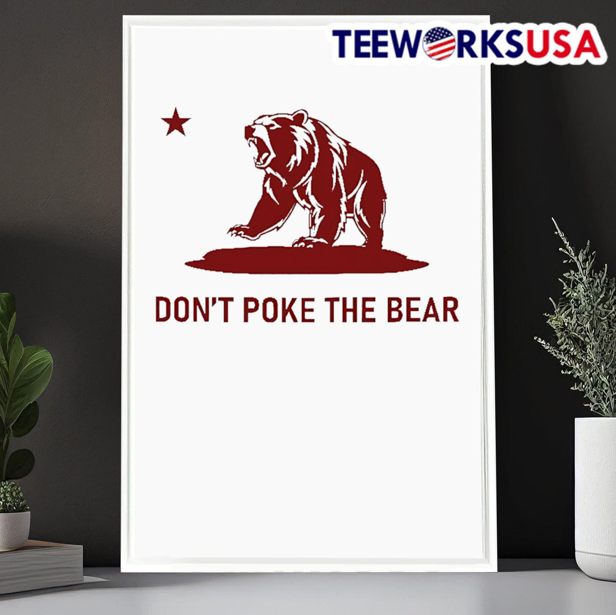 Don't Poke the Bear California - Adult & Kids T-Shirts, Sweatshirts & Hoodies apparel design preview 6