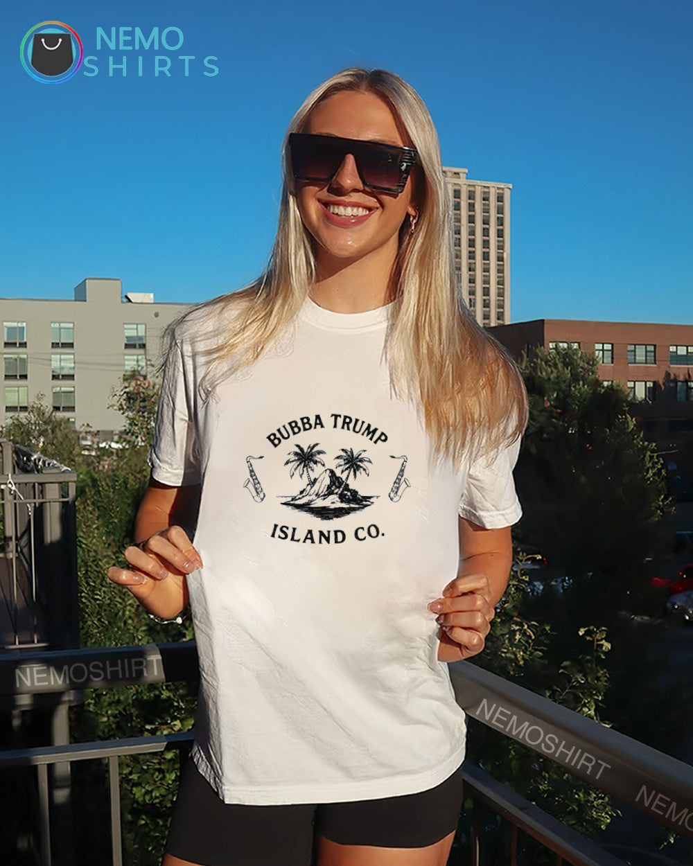 Bubba Trump island co - Adult & Kids T-Shirts, Sweatshirts & Hoodies apparel design preview 6