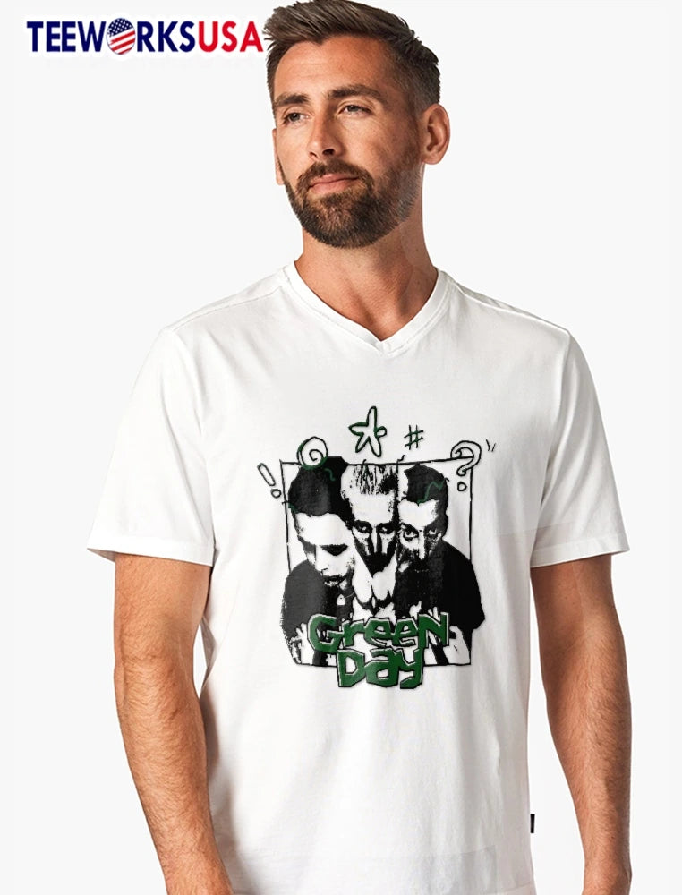 Green Day Billie Joe Armstrong Mike Dirnt Tre Cool - Adult & Kids T-Shirts, Sweatshirts & Hoodies apparel design preview 7