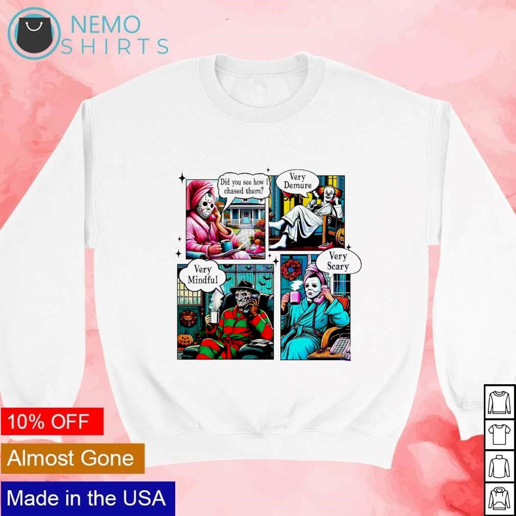 Scary movies Halloween did you see - Adult & Kids T-Shirts, Sweatshirts & Hoodies apparel design preview 4
