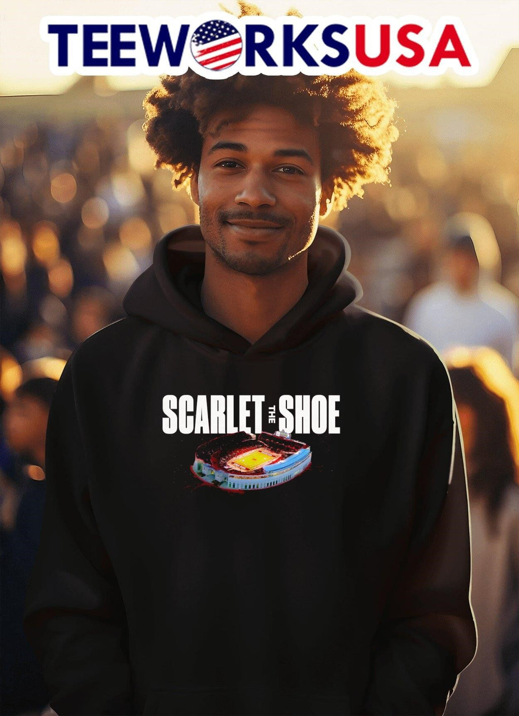 Scarlet the shoe Ohio State Buckeyes stadium - Adult & Kids T-Shirts, Sweatshirts & Hoodies apparel design preview 2