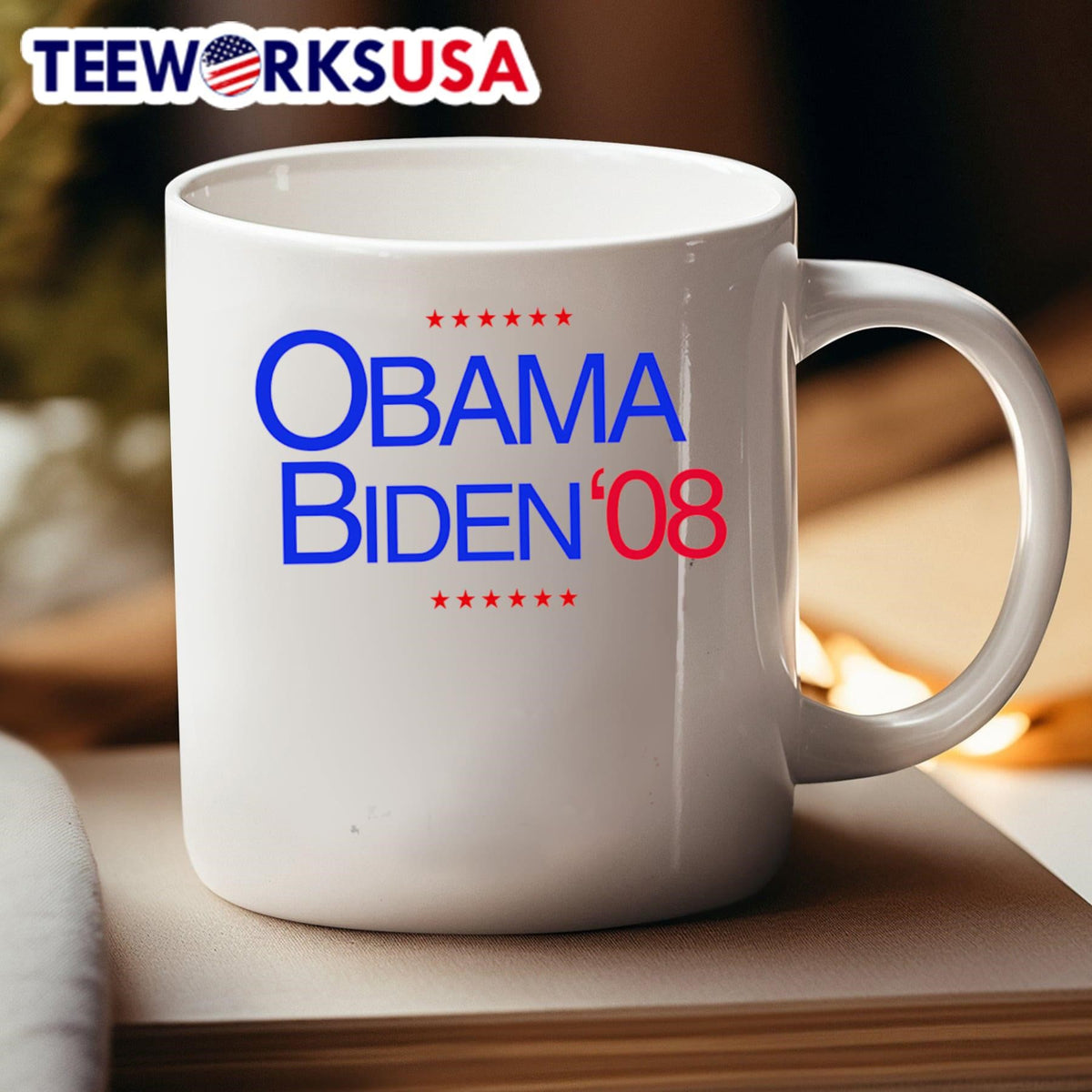 Obama Biden 08 - Adult & Kids T-Shirts, Sweatshirts & Hoodies apparel design preview 4