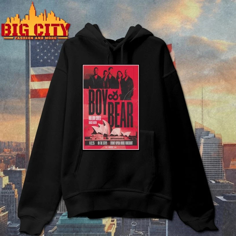 Boy Bear Sydney Opera House Forecourt Poster - Adult & Kids T-Shirts, Sweatshirts & Hoodies apparel design preview 2