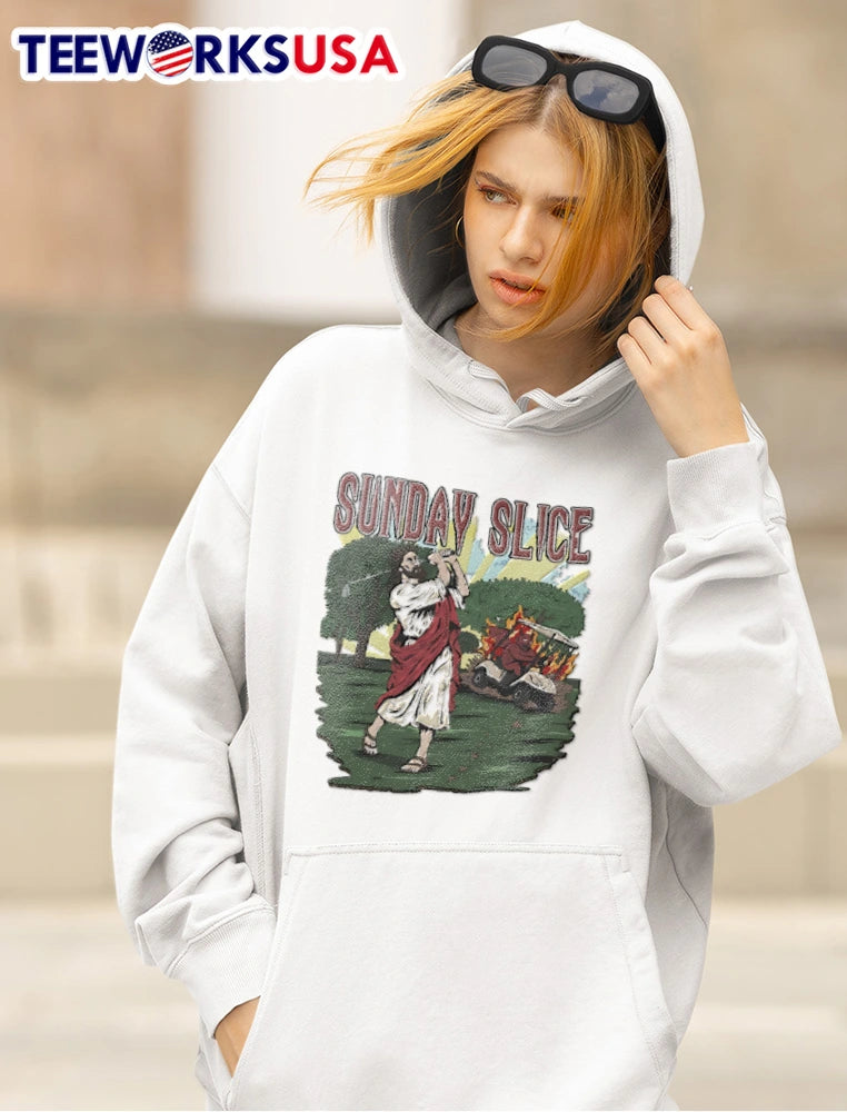 Sunday slice golf devil - Adult & Kids T-Shirts, Sweatshirts & Hoodies apparel design preview 5