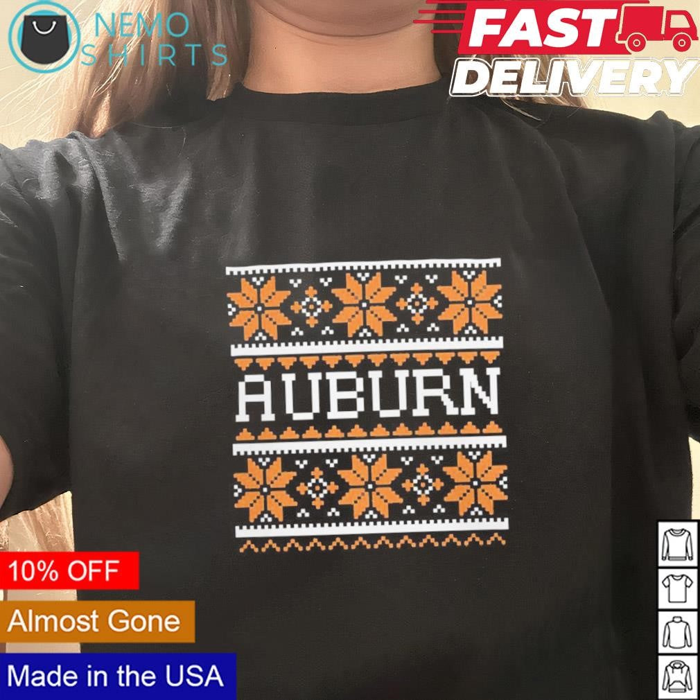 Auburn holiday ugly Christmas - Adult & Kids T-Shirts, Sweatshirts & Hoodies apparel design preview 3
