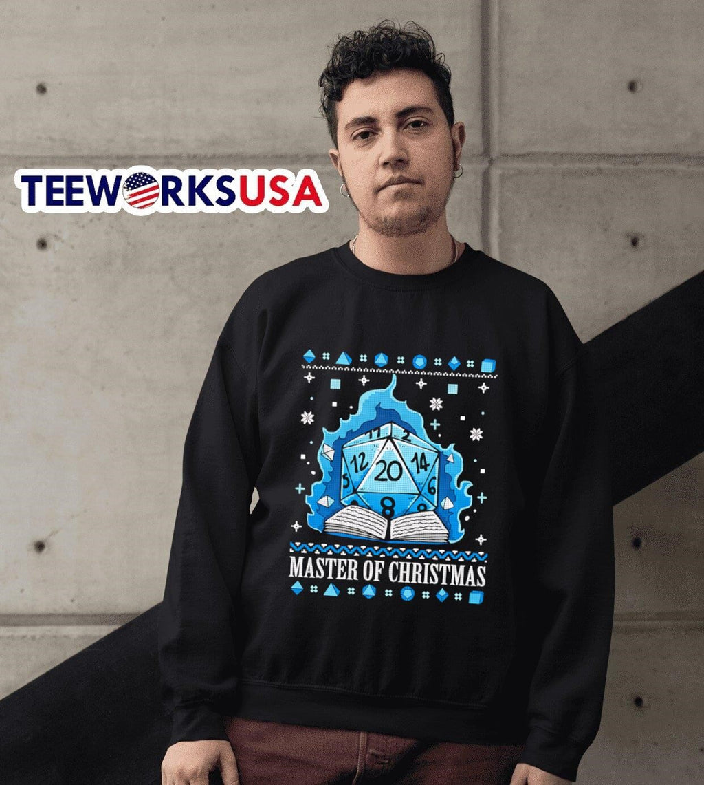 Dungeons and Dragons Master of Christmas - Adult & Kids T-Shirts, Sweatshirts & Hoodies apparel design preview 6