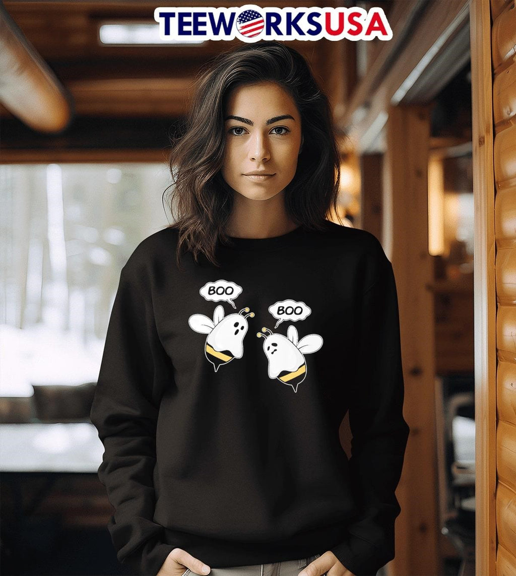 Boo Bees cartoon funny - Adult & Kids T-Shirts, Sweatshirts & Hoodies apparel design preview 3