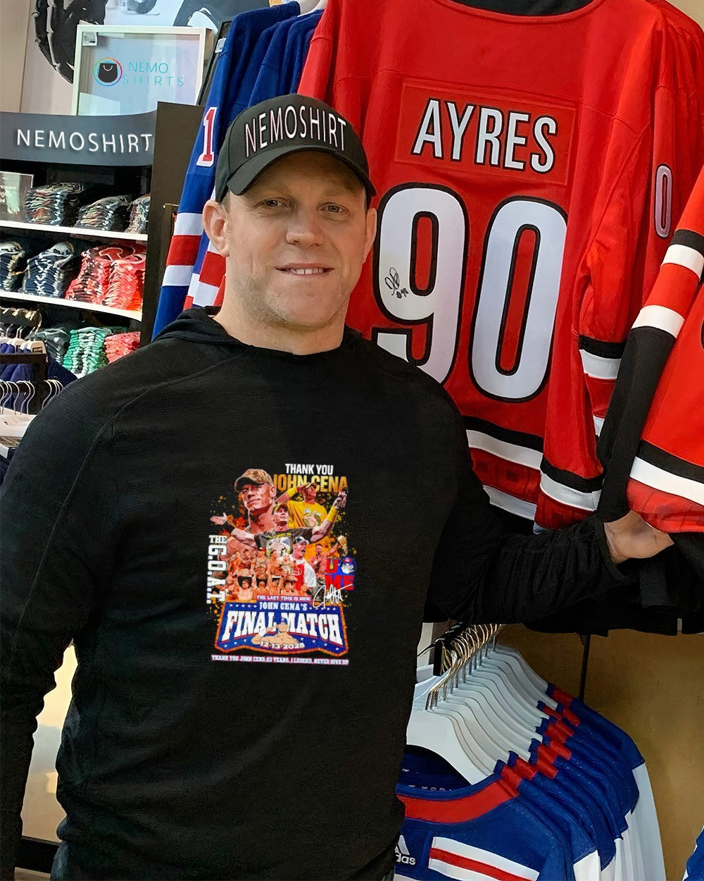 The Goat thank you John Cena last time is now final - Adult & Kids T-Shirts, Sweatshirts & Hoodies apparel design preview 2