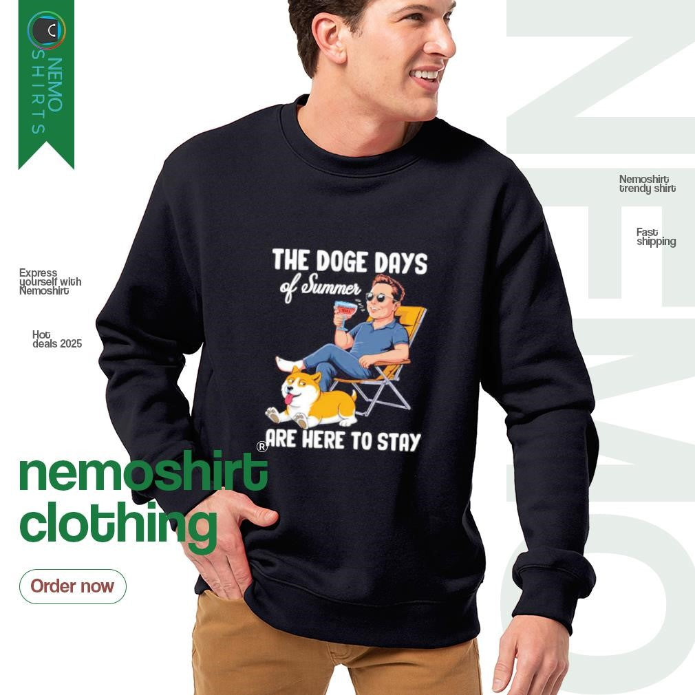 The doge days of summer are here to stay Elon Musk - Adult & Kids T-Shirts, Sweatshirts & Hoodies apparel design preview 4