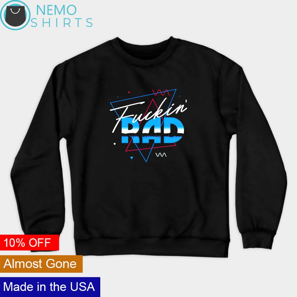 Fuckin' Rad 80s style - Adult & Kids T-Shirts, Sweatshirts & Hoodies apparel design preview 4