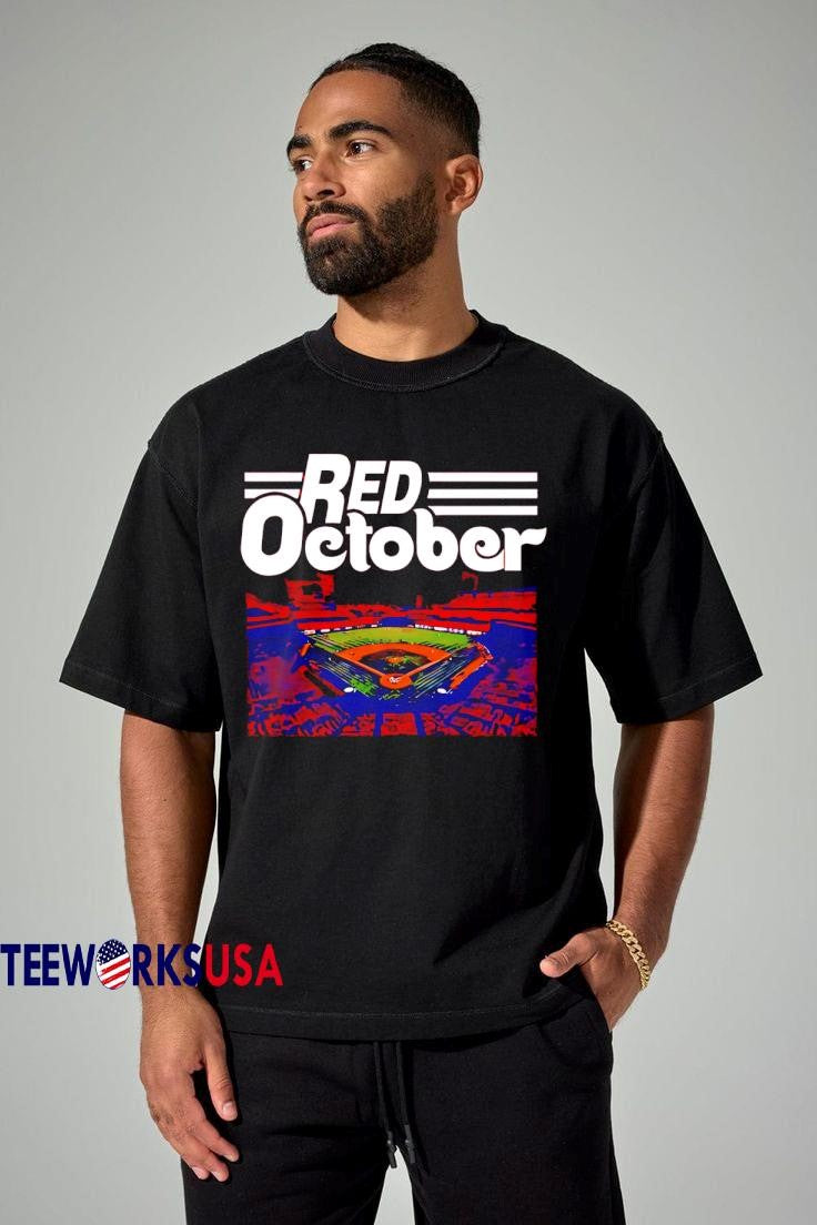 Red October Stadium - Adult & Kids T-Shirts, Sweatshirts & Hoodies apparel design preview 1