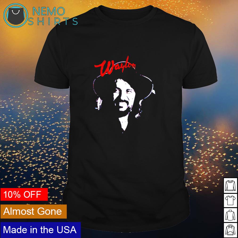 Waylon Jennings Outline - Adult & Kids T-Shirts, Sweatshirts & Hoodies apparel design preview 1