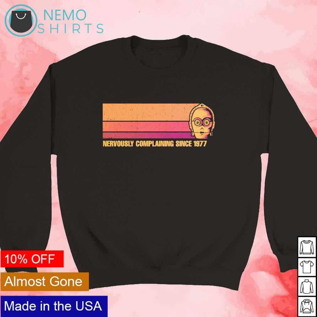 Nervously complaining since 1977 - Adult & Kids T-Shirts, Sweatshirts & Hoodies apparel design preview 5