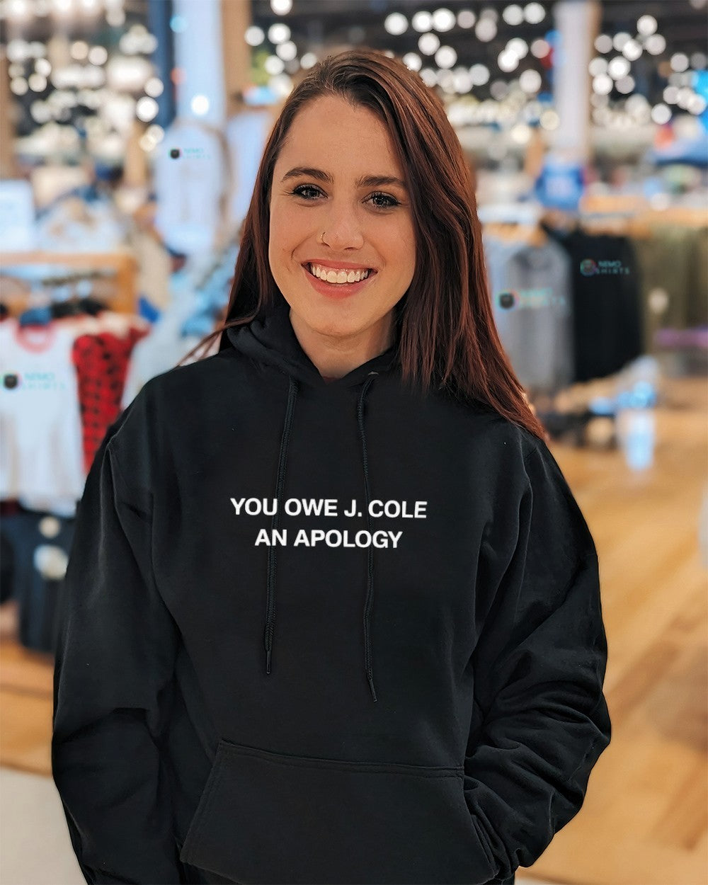 You owe J. Cole an apology - Adult & Kids T-Shirts, Sweatshirts & Hoodies apparel design preview 3