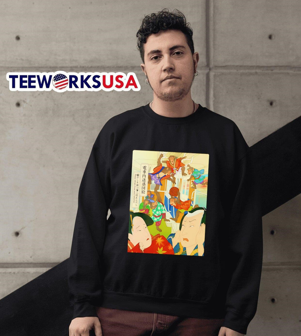 Japan subway poster - Adult & Kids T-Shirts, Sweatshirts & Hoodies apparel design preview 6