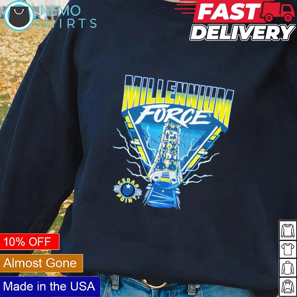 Millennium force cedar point triangle - Adult & Kids T-Shirts, Sweatshirts & Hoodies apparel design preview 1