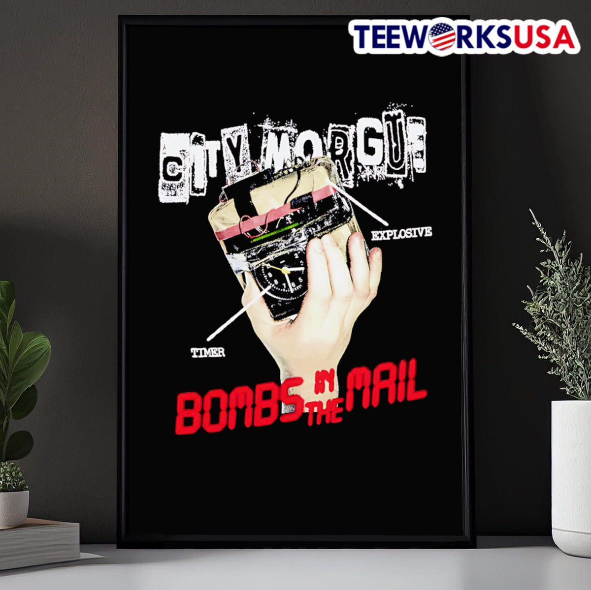 Bombs in the mail timer - Adult & Kids T-Shirts, Sweatshirts & Hoodies apparel design preview 5