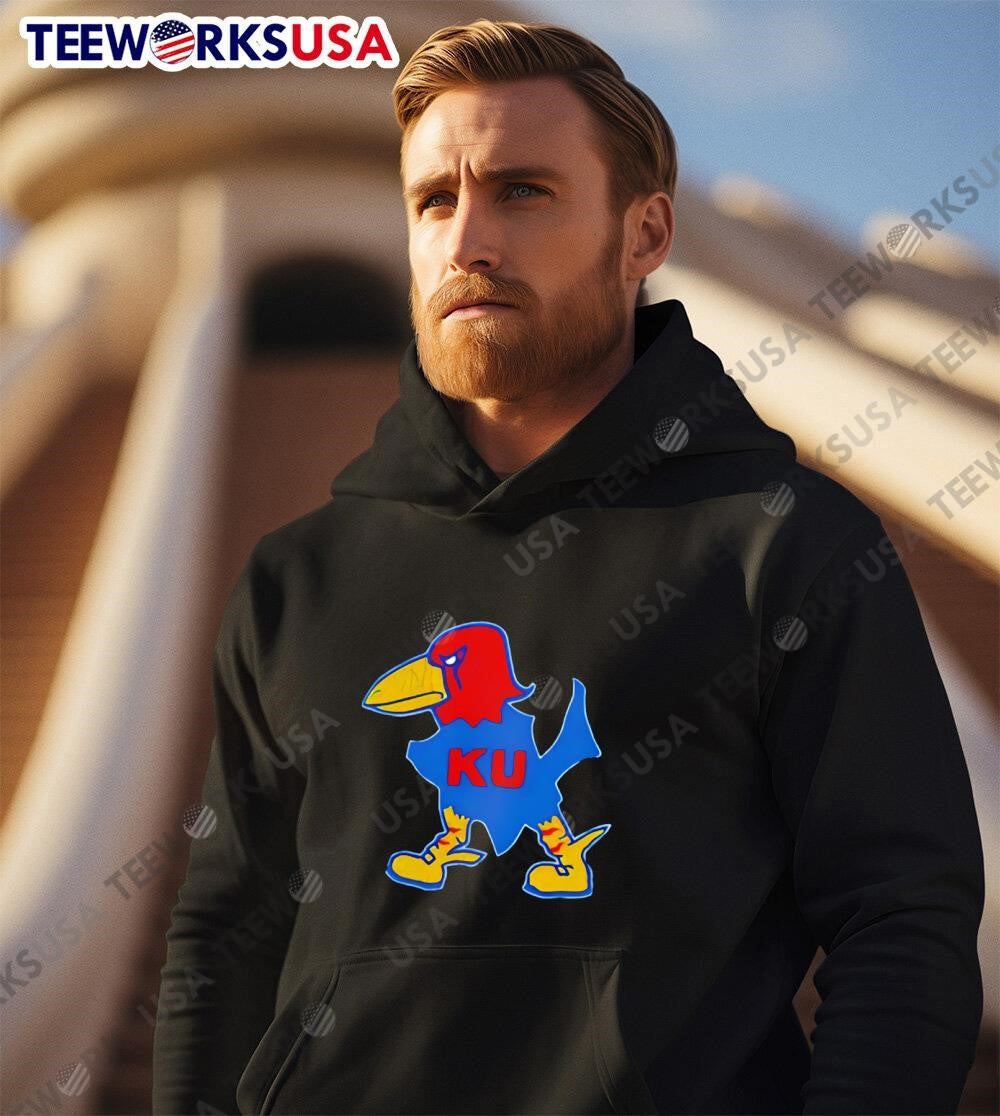 1929 Distressed Jayhawk retro - Adult & Kids T-Shirts, Sweatshirts & Hoodies apparel design preview 3