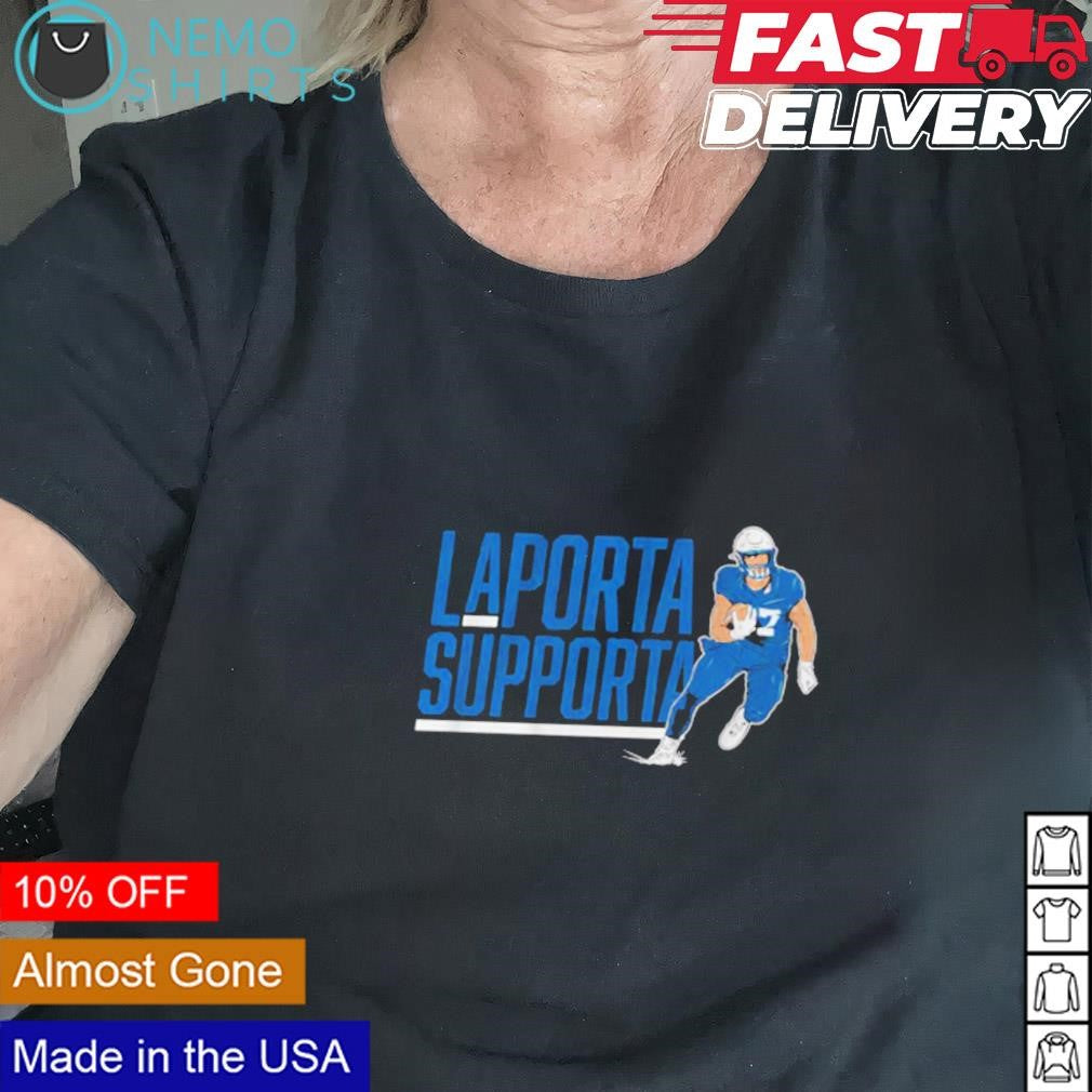 Sam LaPorta Supporta Detroit Lions - Adult & Kids T-Shirts, Sweatshirts & Hoodies apparel design preview 2