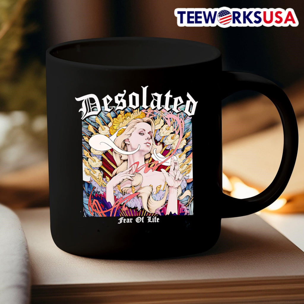 Desolated Fear Of Life - Adult & Kids T-Shirts, Sweatshirts & Hoodies apparel design preview 3