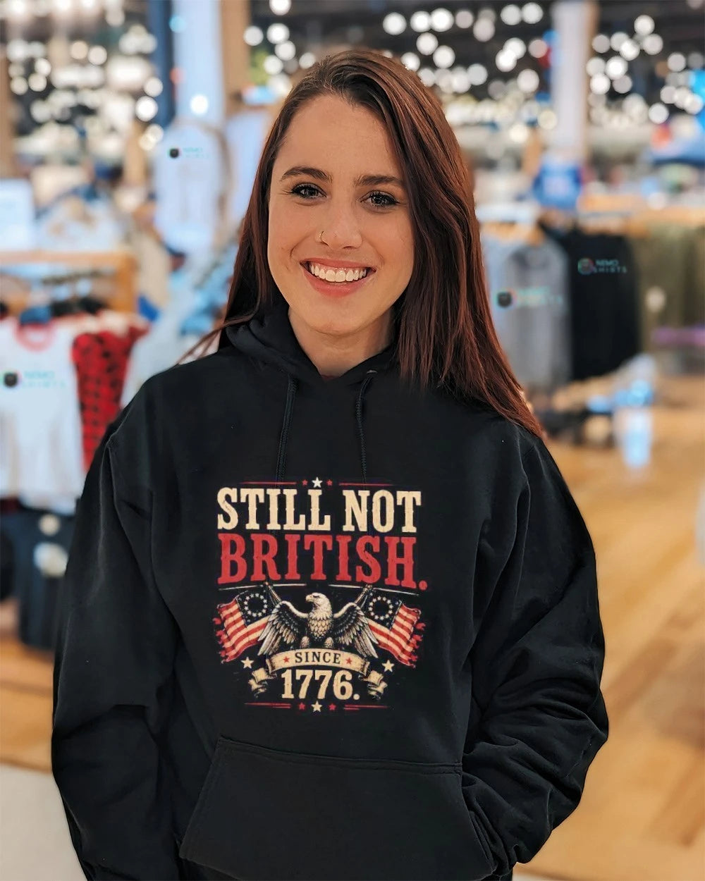 Still Not British Since 1776 - Adult & Kids T-Shirts, Sweatshirts & Hoodies apparel design preview 5