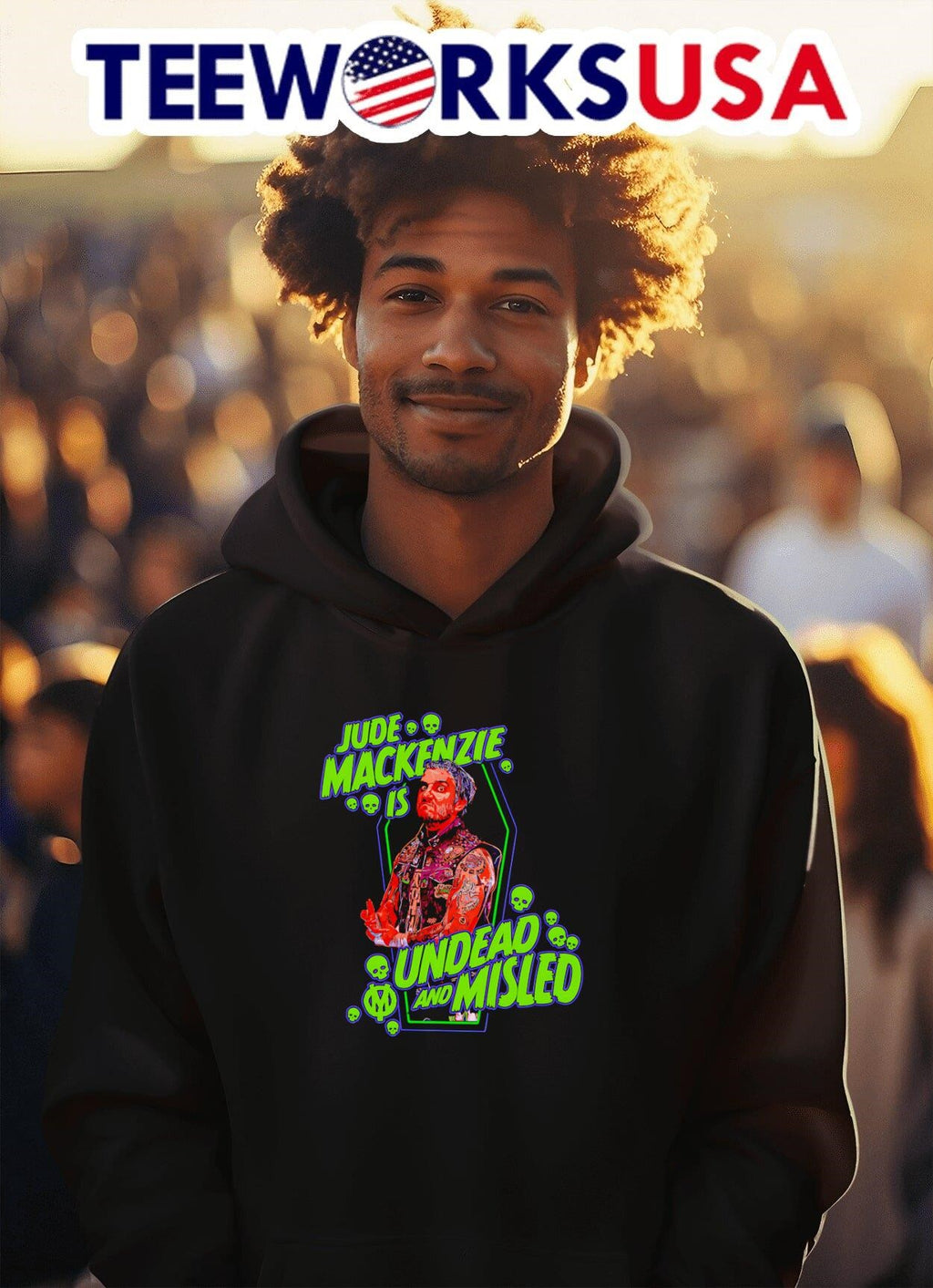 Jude Mackenzie Undead and Misled - Adult & Kids T-Shirts, Sweatshirts & Hoodies apparel design preview 2
