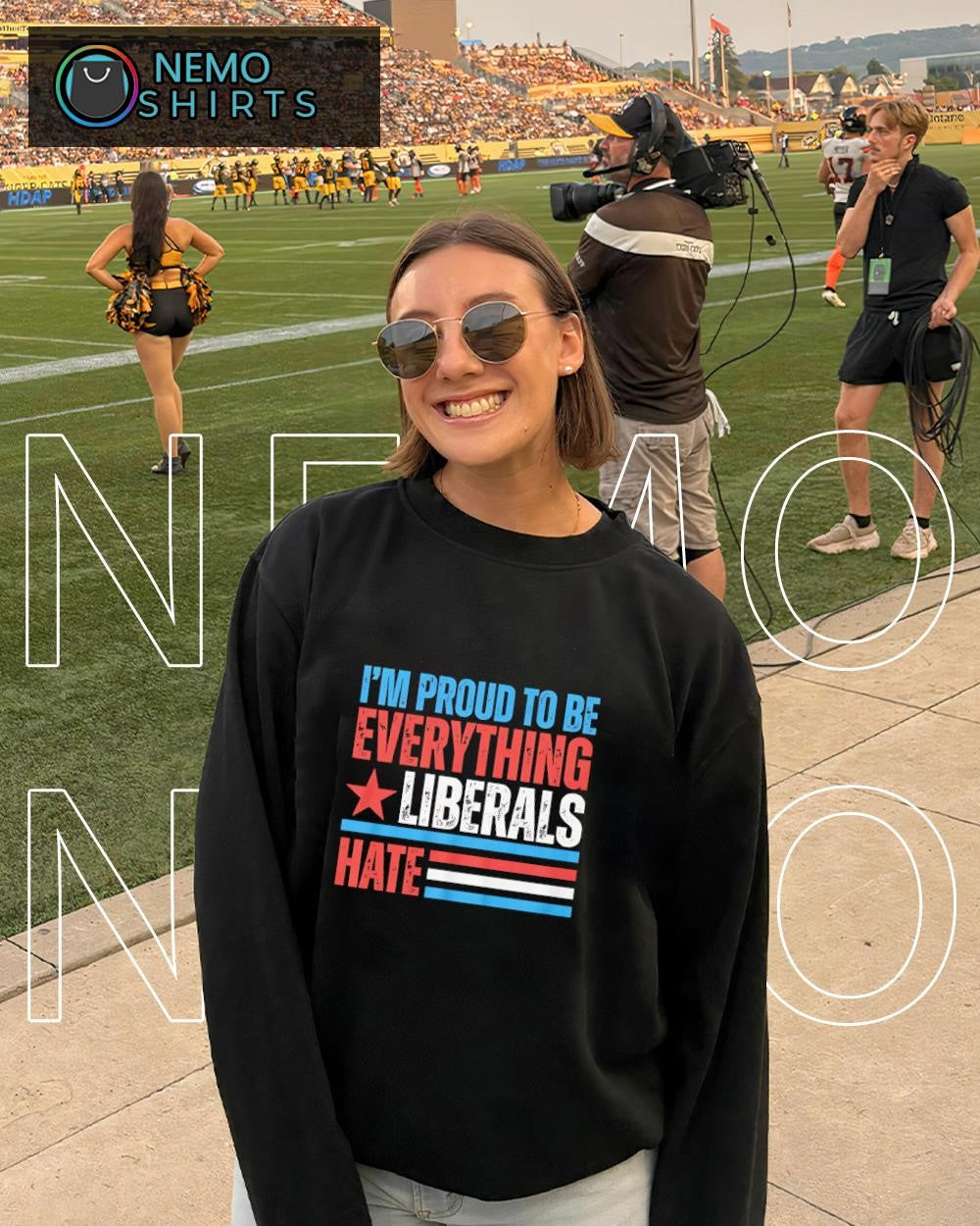 I'm Proud to Be Everything Liberals Hate - Adult & Kids T-Shirts, Sweatshirts & Hoodies apparel design preview 4